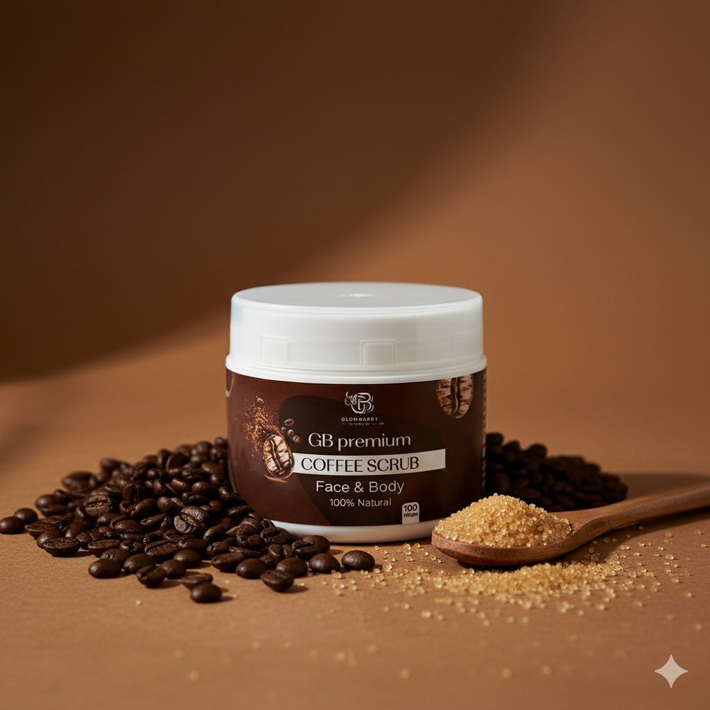 Pack of 4 GB Premium Coffee Scrub – Face & Body | 100% Natural Exfoliating Formula