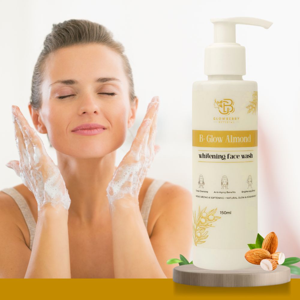 B-Almond Glow Face Wash – 150ml | Nourishing & Brightening Daily Cleanser