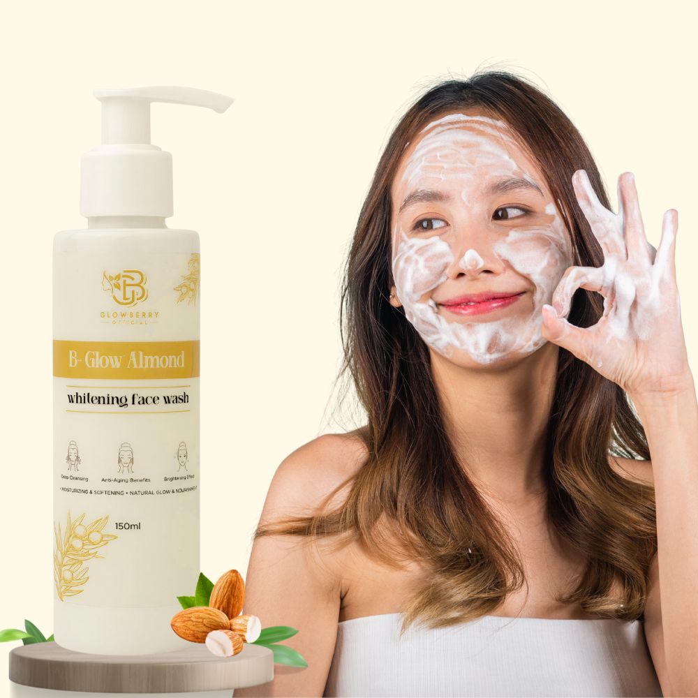 B-Almond Glow Face Wash – 150ml | Nourishing & Brightening Daily Cleanser