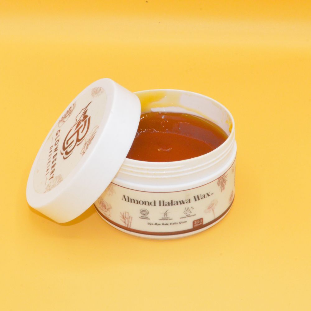 Almond Halawa Wax  – 300g | Smooth & Nourishing Hair Removal Wax