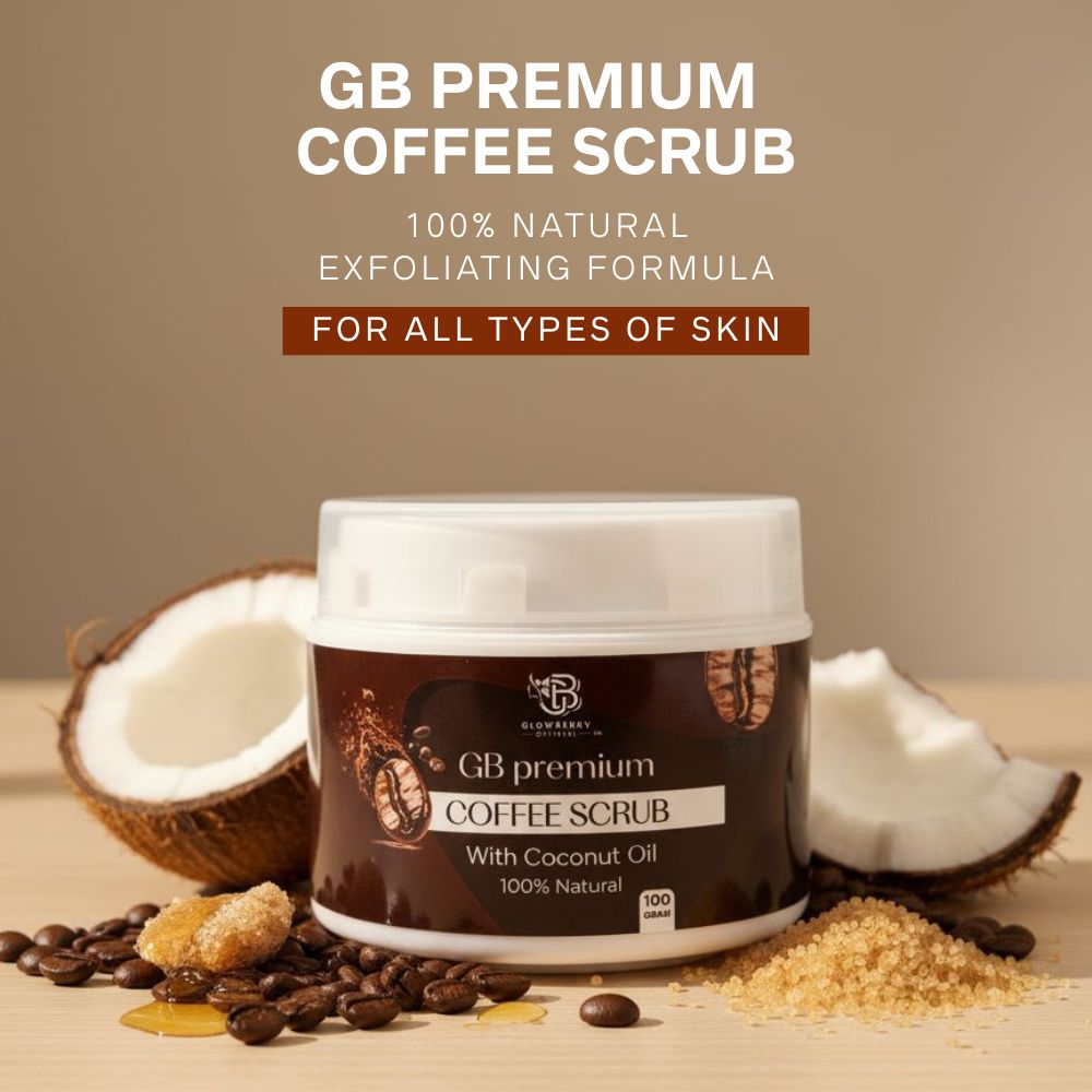 GB Premium Coffee Scrub – Face & Body | 100% Natural Exfoliating Formula