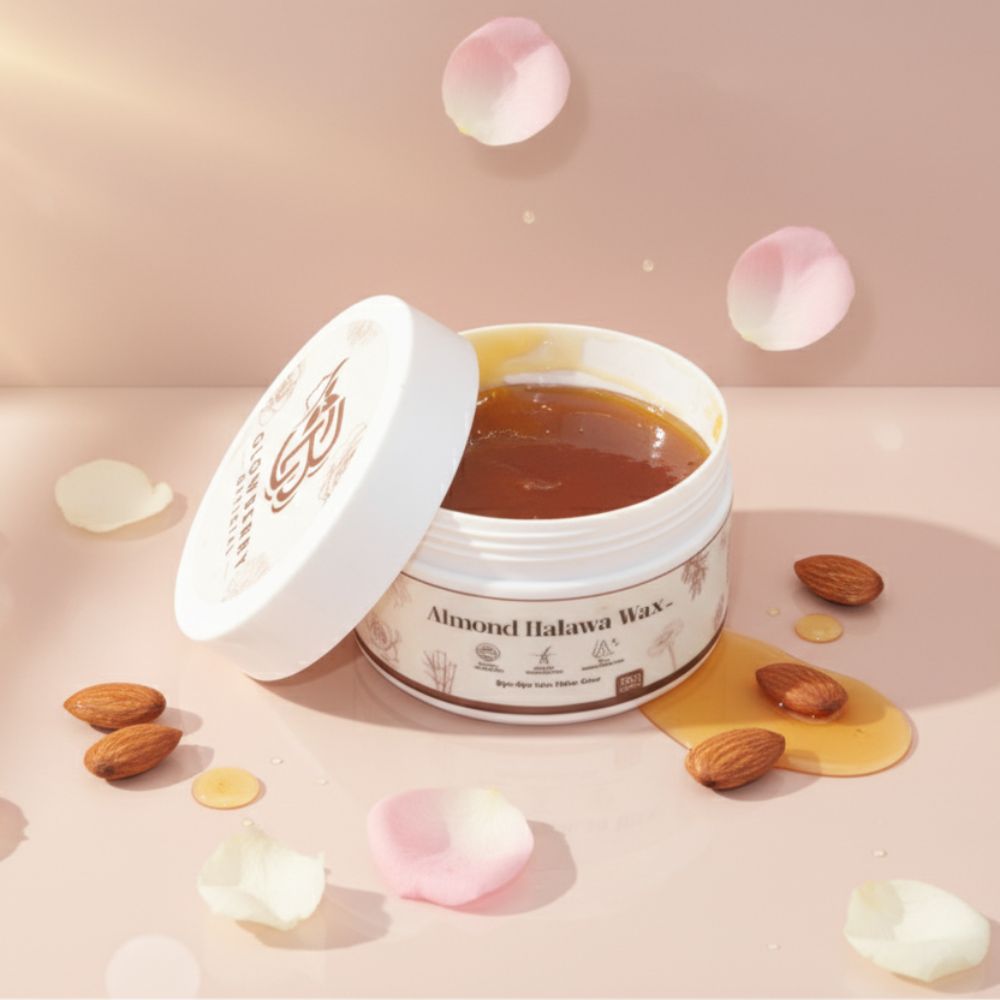 Pack of 4 Almond Halawa Wax  – 300g | Smooth & Nourishing Hair Removal Wax
