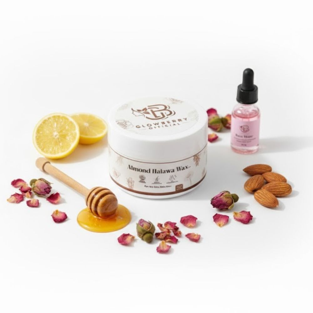 Almond Halawa Wax  – 300g | Smooth & Nourishing Hair Removal Wax